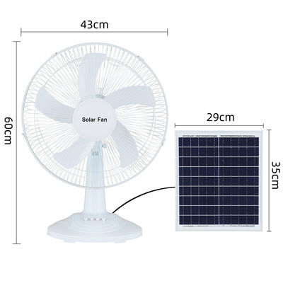 fan solare elettrico-solare di carico del piedistallo del fan 15W del piedistallo del polisiliconico 6h